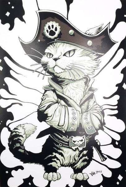 Heilig Art - "Pirate Kitty" Signed Heady Photo Print