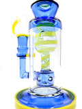 Color Ribbon Incycler Rigs (9")