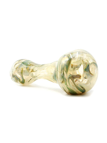 Bonnie And Fryde Glass - Clear Fumed Caramel Swirl Hand Pipe (4