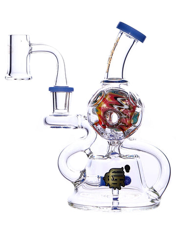 Crystal Glass - Reversal Wig Wag Klein Recycler (7