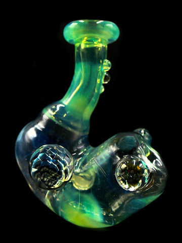 Hornsilver Glassworks - Titan and Ghost Dry Sherlock with Faceted Millie Attachment (5.5