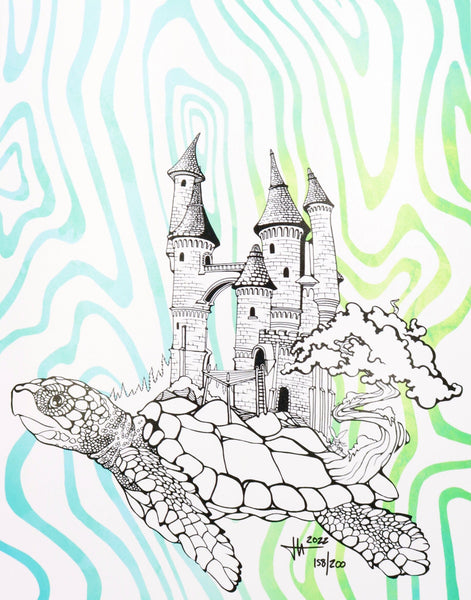 Heilig Art - "Turtle Castle" Signed and Numbered Photo Print