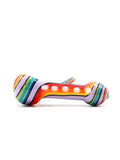 Purple Rainbow Hand Pipe Spoon with Side Horn (4")