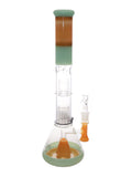 ROOR Tech Fixed Beaker - Mint & Tangie With 10 Arm Tree Perc Right Side