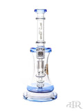Bougie Glass - Bell Rig With Color Accents (11") Blue Side