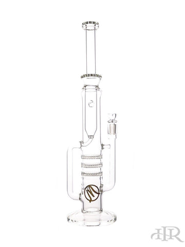 Monark - Triple Honeycomb Perc Straight Tube Incycler With Inline Diffuser (19.5
