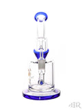 Tsunami Glass Concentrate Dab Rig with Inline Diffuser Blue Front
