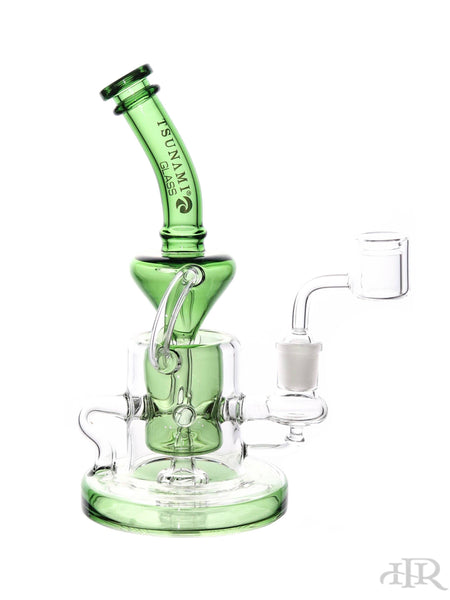 6 Double Glass Recycle Rig with Shower Head Diffuser –