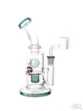 Tsunami Glass Concentrate Dab Bucket Ball Rig Teal Stock