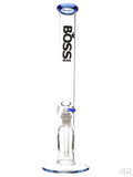 Boss Glass - Straight Tube (18") Blue Front