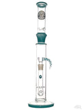 Bougie Glass - Colored Straight Tube With Inline Diffuser (17.5") Blue Front