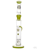 Bougie Glass - Colored Straight Tube With Inline Diffuser (17.5") Green Front