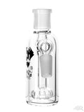 Diamond Glass - Showerhead Perc Ash Catcher 45 Degree 14mm (4.5") Back