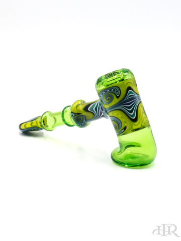 E-Stex Glass - Goofy Foot Green Wig-Wag Hammer