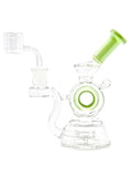 NEU Glass Concentrate Rig Shower Head - Donut Cycler (6")