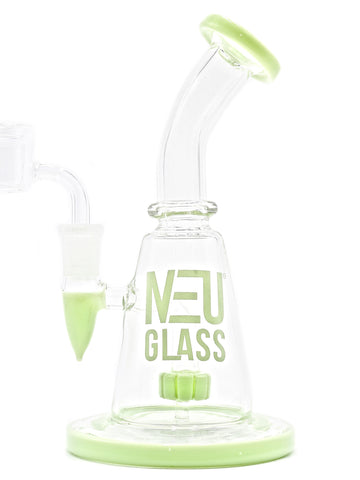 NEU Glass Concentrate Rig Shower Head - Puck Perc (8