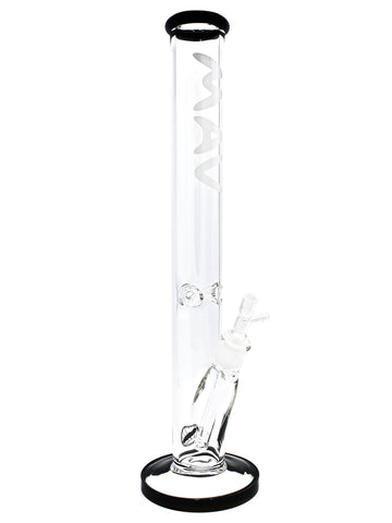 Mav Glass - Classic Straight Tube with Color Accents (18