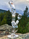 Glowfly Glass Tree Arm Perc Bent Neck - Bent Tube (18")