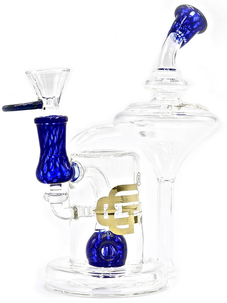 Crystal Glass - Honeycomb Refined Bell Recycler (9")
