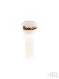 Hoss Glass - Full Color Chunky Snapper Bowl/Slide 14mm Male White