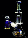 Leisure Glass Luke Wilson X Jolex Collab Space Tech Beaker with Matching Ash Catcher Side