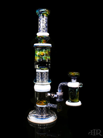 N8 x Leisure Glass - Signature Space x Double Chamber 36/44 Hypnotech Tube Collab (19