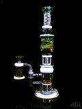 N8 x Leisure Glass - Signature Space x Double Chamber 36/44 Hypnotech Tube Collab (19")