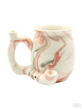 Premium Roast & Toast Marble Ceramic Mug Pink