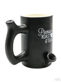 Premium Roast & Toast Ceramic Mug (Large) Matte Black Tilt