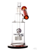 Tsunami Glass - Side Neck Shower Head (10") Amber Front