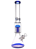 9mm Beaker Bong with Tree Percs (17")