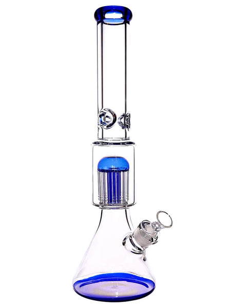 9mm Beaker Bong with Tree Percs (17")