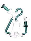 Glass dab rig with recycler function available for sale at High Roller Smoke in Lakewood, Colorado. 