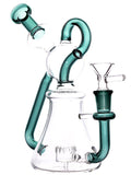 Glass dab rig with recycler function available for sale at High Roller Smoke in Lakewood, Colorado. 