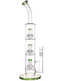 Bent Neck Triple Matrix Straight Tube (18.5) available for sale at High Roller Smoke in Lakewood, Colorado. 