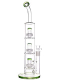 Bent Neck Triple Matrix Straight Tube (18.5) available for sale at High Roller Smoke in Lakewood, Colorado. 