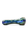 Bonnie and Fryde Glass - Coral Marble Hand Pipe Spoon (4")