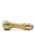 Bonnie and Fryde Glass -Left-Handed Fumed Ribbon Hand Pipe Spoon (4")