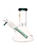 Bougie Glass - Mini Beaker with Color Downstem (6.5")