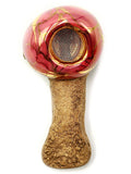 Celebration Pipes Volcanic Stone - 22k Gold Inlay