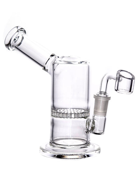 Clear Bent Neck Honeycomb Jammer Rig (6")