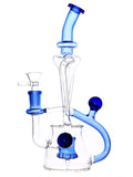 Clear Blue Double Uptake Recycler (10")
