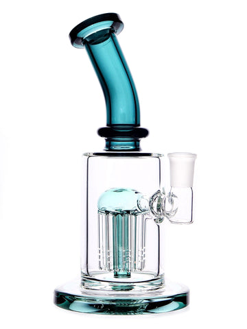 Color Bent Neck Clear Can with Tree Percs Rig (9