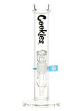 Cookies Glass - Cookies Original Straight Tube with Color Accents (12.5") Black