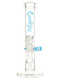 Cookies Glass - Cookies Original Straight Tube with Color Accents (12.5") Blue