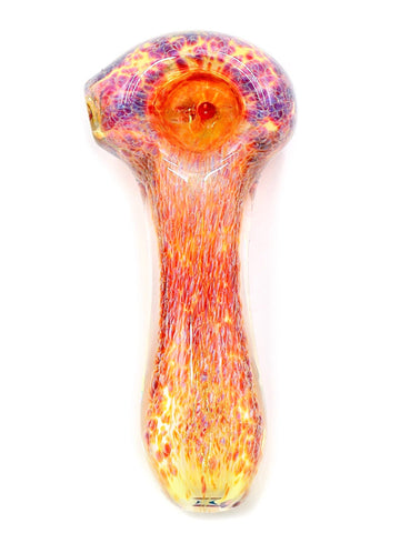Curtis T Glass - Color Frit with Fuming Hand Pipe Spoons (3.5