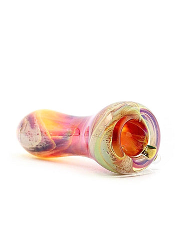 Curtis T Glass - Full Color Amber Purple and Fuming Thick Chillum (4