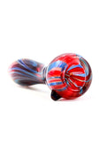 Curtis T Glass - Full Color Red and Fume Chillum (4")