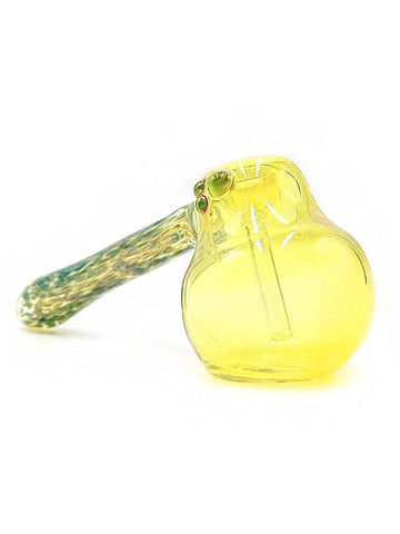 Curtis T Glass - Fumed with Frit Hammer Wet Bubbler (6.5