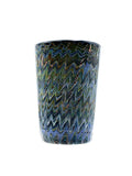 Dale Pyro - Cobalt Blue Over Black Wrap and Rake Extra Small Cup (3.5")